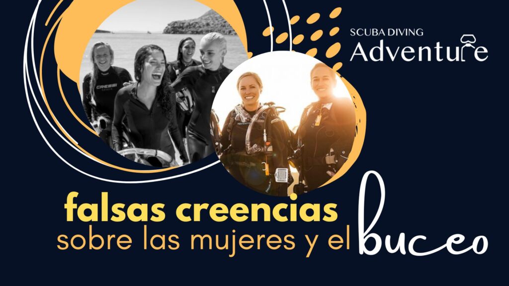 mujeres en el buceo