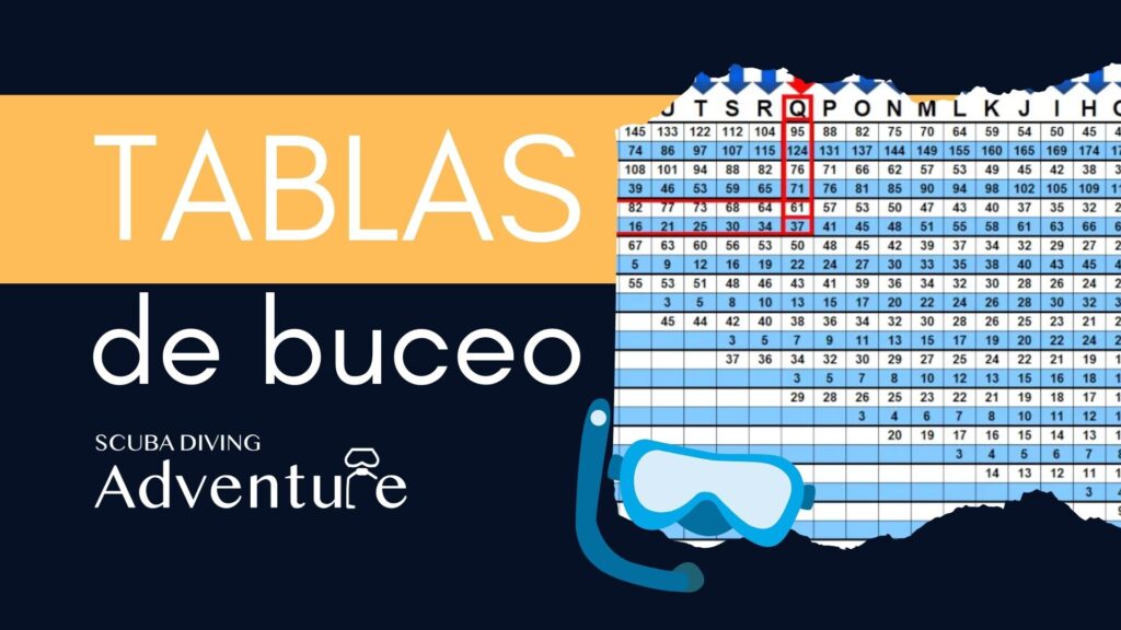 tablas de buceo